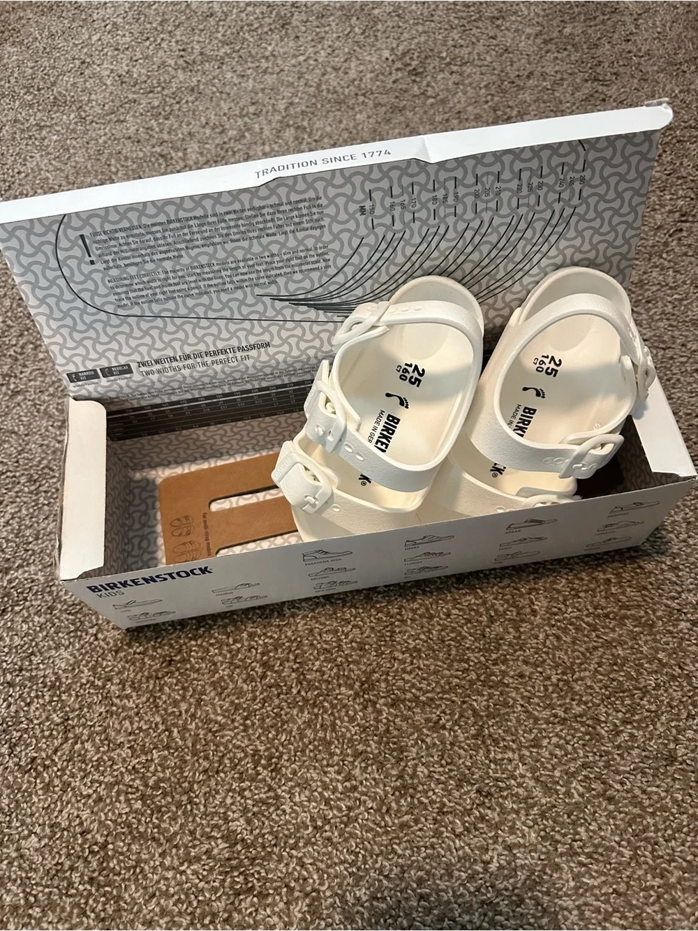 NWT Birkenstock Kids Milano EVA Sandals